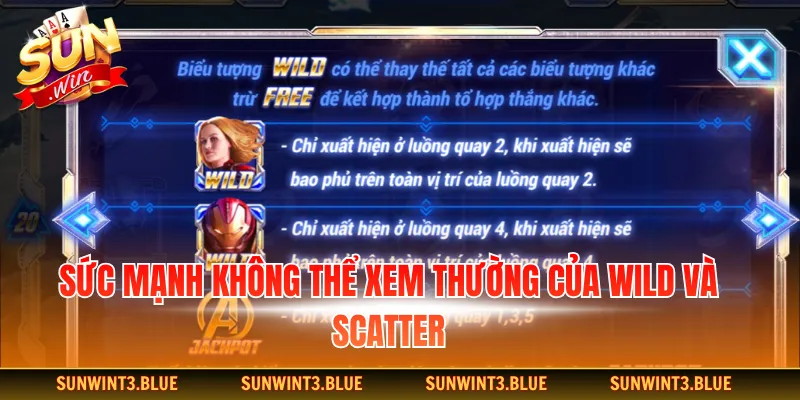 Sức mạnh không thể xem thường của Wild và Scatter