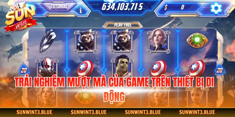 Trải nghiệm mượt mà của game trên thiết bị di động.